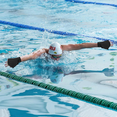 Gant Neoprene Gants de natation avec sangle, en néoprène, pour entraînement à la natation et à la plongée - cocoonease